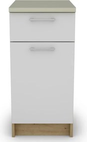 Kuchynský  blok Irma, dub artisan/biela