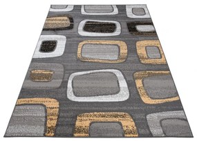 Kusový koberec PP Candy šedožltý 180x250cm