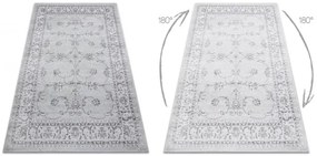 Koberec MEFE 2312 Ornament, ramka - sivý