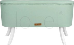 lovel.sk Detská dizajnová pohovka Linen - mint