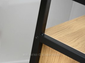 Regál Patinadora B (čierna). Akcia -17%. Vlastná spoľahlivá doprava až k Vám domov. 1136805