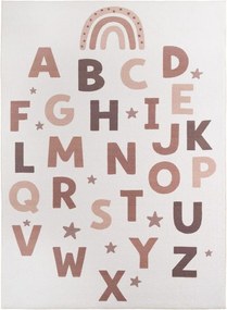 Krémovobiely prateľný detský koberec 140x200 cm Coco 1133 – Ayyildiz Carpets