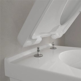 VILLEROY &amp; BOCH O.novo Compact závesné WC s hlbokým splachovaním bez vnútorného okraja, 360 x 490 mm, biela alpská, 5688R001