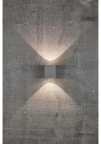 Nordlux - LED Vonkajšie nástenné svietidlo CANTO 2xLED/5W/230V IP44 sivá