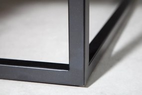 Dizajnová lavica Halle 110cm antik hnedá
