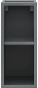 Mexen Box-A, otvorená skrinka s policou 20 cm, grafitová matná, 91AX2-0200-470-0-66