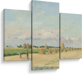 Obraz - Camille Pissarro, Landscape, Ile de France, reprodukcia (90x60 cm)