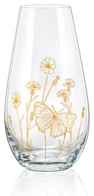 Crystalex sklenená váza WildFlowers 24,5 cm