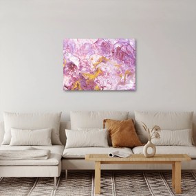 Obraz - Ružová abstrakcia (70x50 cm)