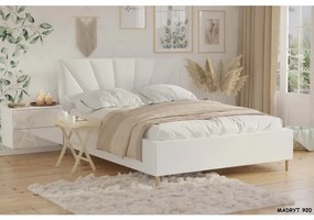 IRENA 140X200 ČALÚNENÁ MANŽELSKÁ POSTEĽ S ROŠTOM A ÚLOŽNÝM PRIESTOROM