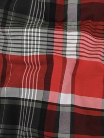 Vianočná bavlnená obliečka na vankúš Renforcé 50 × 70 cm - Polárny sen zelené