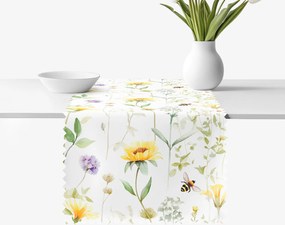 Goldea behúň na stôl teflónový - lúčny svet 50x120 cm