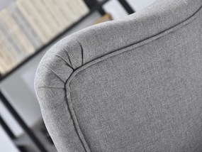 Relaxačné kreslo Dawntawn (sivá + čierna). Akcia -20%. Vlastná spoľahlivá doprava až k Vám domov. 1135679