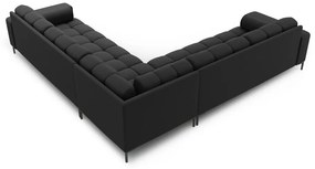 Tmavosivá rohová variabilná pohovka Bali – Cosmopolitan Design