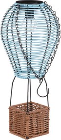 Solárny lampáš balón s LED osvetlením PLA113 BLUE-L