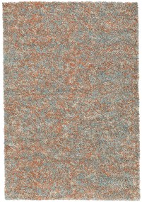 Koberce Breno Kusový koberec ENJOY SHAGGY 4500 Terra, oranžová, viacfarebná,80 x 250 cm