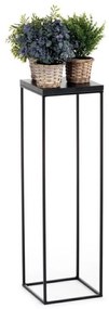 Stojan na kvety BASICLOFT 80x24 čierna