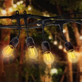 LED svetelná reťaz Basic, 10m, (bez žiaroviek)