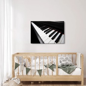 Obraz klávesov piána (90x60 cm)