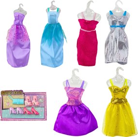LEAN Toys Módna kolekcia Anlily Doll Dresses Príslušenstvo 17el.