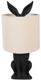 Black & Beige RABBIT nočná lampa