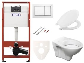 Cenovo zvýhodnený závesný WC set TECE do ľahkých stien / predstenová montáž + WC S-Line S-line Pro SIKOTSR0