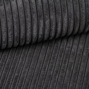 Tmavo sivá sedacia súprava do U SMART COSARO 295x140 cm