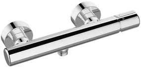 Laveo Pretto, nástenná termostatická sprchová batéria 150mm, chrómová, LAV-BAO_040D