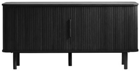 Dizajnová komoda Parveen 160 cm čierny dub