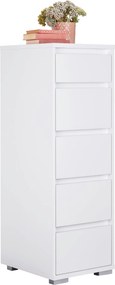 XXXLutz KOMODA, biela, 40/120/48 cm Carryhome - Komody - 000003003406