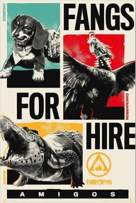 Plagát, Obraz - Far Cry 6 - Fangs for Hire, (61 x 91.5 cm)