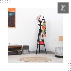 Stojanový vešiak HOST 4.0 čierny