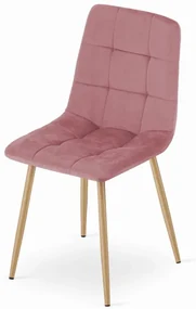 Set dvoch jedálenských stoličiek KARA ružové (2ks)