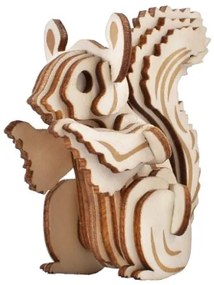 Dvě děti 3D Puzzle Veverka 22ks
