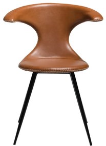 Hnedá koženková stolička DAN-FORM Denmark Flair