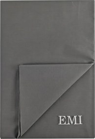 Plachta posteľná tmavosivá pevná EMI, Pevná plachta 140x220