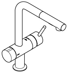 GROHE 31558GN0 - Drezová batéria A zlatá