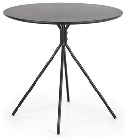 AKCIA Čierny jedálenský stôl PHANTOM 80x80 II. akosť