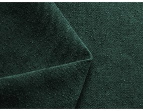 Tmavozelená čalúnená dvojlôžková posteľ s úložným priestorom s roštom 180x200 cm Hauke – Makamii