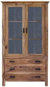 furniture-nabytek.cz - Vitrína masív z dreva palisander 100x45x180