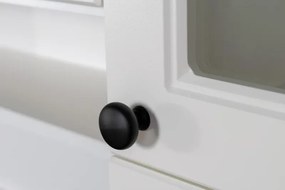 Kredenc 160 LADY biala, biela (marmur nero)