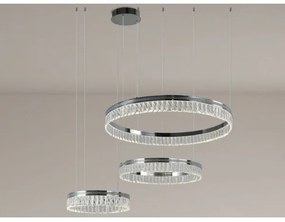 LED Stmievateľný krištáľový luster na lanku THALIA LED/120W/230V 3000-6000K + DO
