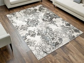Koberec Argent 14721 U11 ornament modrý / krémový / sivý