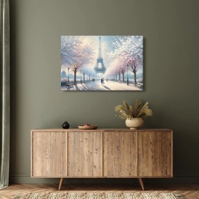 Obraz - Maľba z Paríža (90x60 cm)
