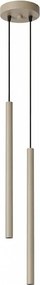 Sollux SL.2118 - Závesný luster na lanku PASTELO 2xG9/8W/230V šedohnedá