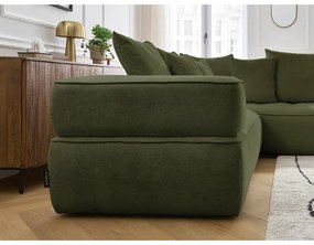 Zelená ženilková rohová pohovka (pravý roh/do L) Whesley – Bobochic Paris