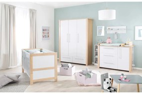 Svetlosivý nástenný detský vešiak Maren 2 – Roba