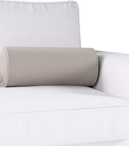 Valcový vankúš so záhybmi farba produktu béžová látka zamatová