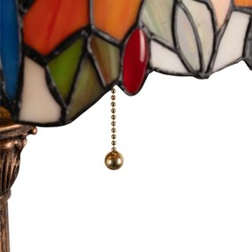Brilagi - Tiffany vitrážová stojacia lampa JUNGLE 2xE27/60W/230V