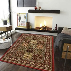 Koberce Breno Kusový koberec SOLID 12/CVC, červená, viacfarebná,80 x 150 cm
